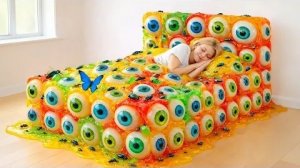 Выберите свою креативную кровать Slime Dream Bed | Расслабляющий опыт ASMR, вдохновленный иску