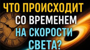 Что происходит со временем на скорости света?