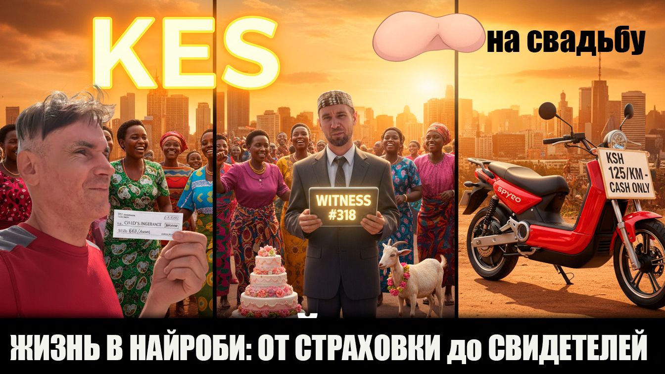 ЖИЗНЬ В НАЙРОБИ: ОТ СТРАХОВКИ за 650 ШИЛЛИНГОВ до СВИДЕТЕЛЕЙ НА СВАДЬБУ