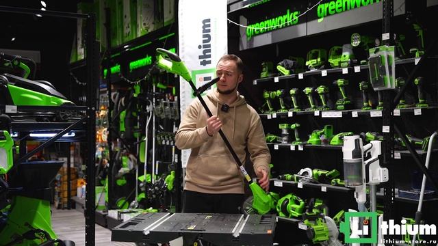 Аккумуляторный триммер Greenworks 24V — обзор модели G24LT251 смотреть онлайн