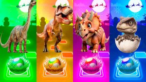 Coffin Dance Динозавры 344 уровень - Мультики про Динозавров | МУЛЬТФИЛЬМЫ ДИНОЗАВРЫ в Tiles Hop