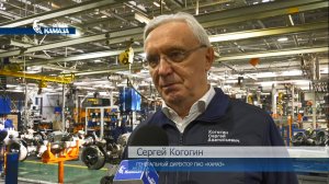 Генеральный директор ПАО «КАМАЗ» Сергей Когогин на заводе мостов