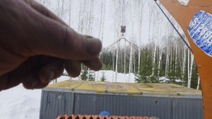 Разгрузка бытовки ,КМУ (манипулятор) KS1256