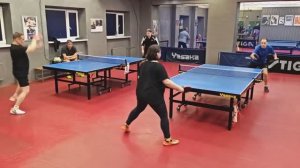 I ф. Рыбкин Р. (554) - Нельсон Д. (669) 03.03 настольный теннис Малиновый 400+ турнир СПб