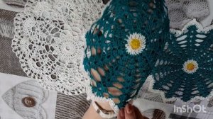 Три салфеточки к 8 Марта...связались в "сп-красивая салфетка".