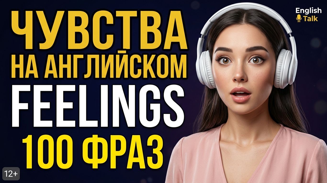 100 ФРАЗ — Чувства на Английском |  Слушай Пока Не Выучишь | English Talk