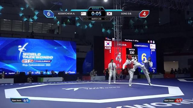 Финал  +67 KOSMYCHEVA A vs KOR SONG