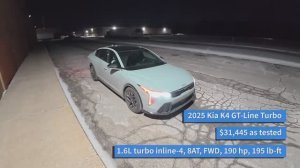 Обзор Kia K4 GT-Line Turbo Киа К4 Турбо
