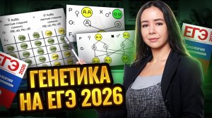 Вся генетика из Рохлова | ЕГЭ биология 2026 | Жанна Казанская | Умскул