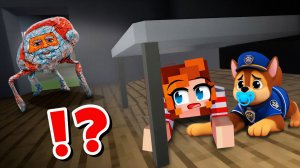 😳 Я И ЩЕНЯЧИЙ ПАТРУЛЬ СПРЯТАЛИСЬ ОТ ГУГУ ГАГА В СЕКРЕТНОМ МЕСТЕ В МАЙНКРАФТ