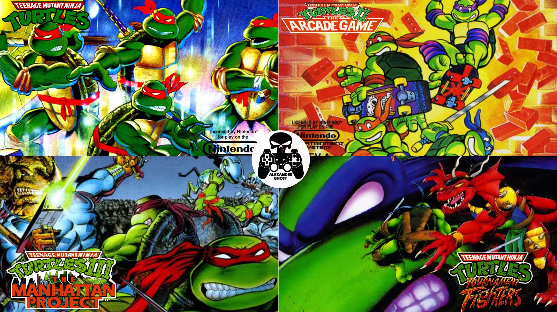 Teenage Mutant Ninja Turtles 1,2,3,4 (Черепашки Ниндзя) прохождение NES/Famicom/Dendy