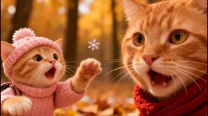 Джинджи и мама Последние уютные деньки осени 🍂