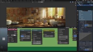 Stylized Kitchen Course in Blender p181 SK_S7_C10 Compositing Walkthrough
