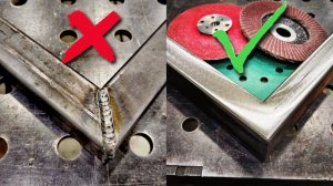 БЕСШОВНЫЙ (скрытый) сварочный стык. Как сделать ПРАВИЛЬНО