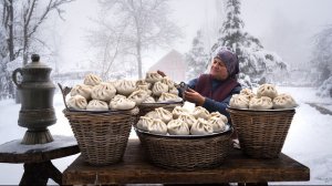 Деревенский Ужин: Домашние Манты 🥟🔥