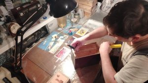 №7- Разделяю матрицы после заливки ответных  половин.