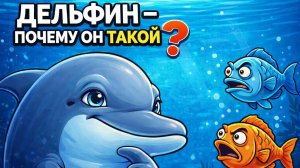 ДЕЛЬФИН ГЕНИЙ, КОТОРЫЙ МАСКИРУЕТСЯ ПОД РЫБУ #дельфин #мультфильмы