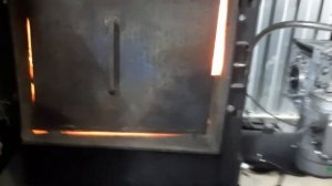 Интенсивное горение , котел зота Стаханов 26 кв