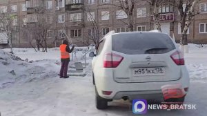 В режиме непрерывной работы идет погрузка и вывоз снега во всех районах Братска