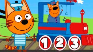 Три Кота Приключения / Игра Для Детей / Мультфильм Для Детей