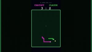 Нейросети учатся играть в змейку: ИИ - чатГПТ против Клауди