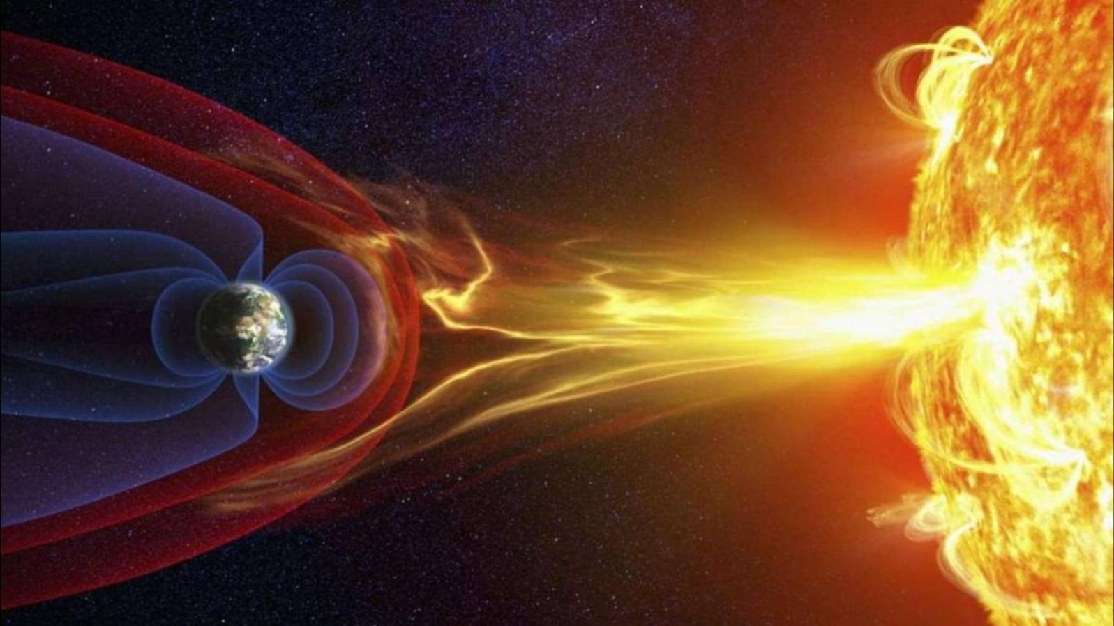 Глобальные изменения в геомагнитном поле Земли.