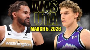 06.03.2026 | ОБЗОР МАТЧА | Вашингтон Уизардс - Юта Джаз | Highlights