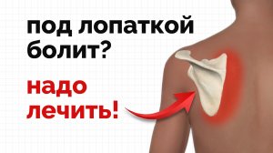 Делай это упражнение, если болит за лопаткой!