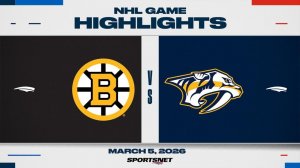 06.03.2026 | ОБЗОР МАТЧА | Нэшвилл Предаторз - Бостон Брюинз | Highlights