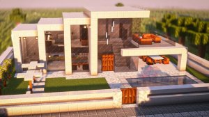 ТОП современный дом для выживания в Minecraft