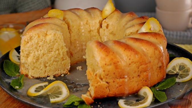 ЛИМОННЫЙ КЕКС С ГЛАЗУРЬЮ