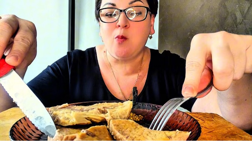 Мне было ВКУСНО!!!Мукбанг необычное мяско 😉/