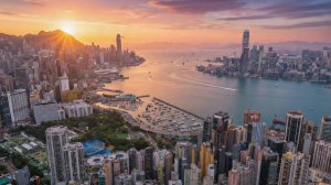 Неоновые джунгли с небес. Гонконг сверху