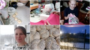 ЗИМА ВЕРНУЛАСЬ | ВКУСНЫЕ БУЛОЧКИ | РЕШИЛА СДЕЛАТЬ ВОРОТНИК К ПЛАТЬЮ |  ПОЕХАЛИ К РОДИТЕЛЯМ НЕ ОДНИ