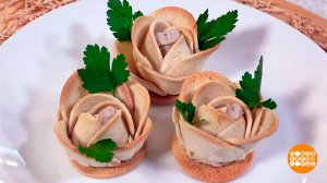 Готовим "цветочные" бутерброды на завтрак. Доброе утро. Фрагмент выпуска от 06.03.2026