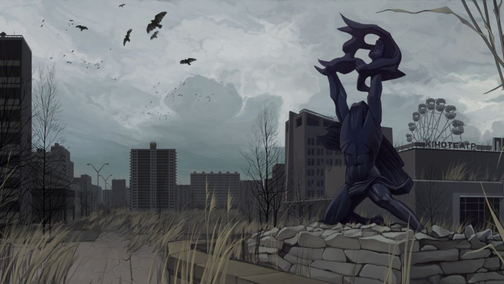 Объекты заброшенного города Припять.