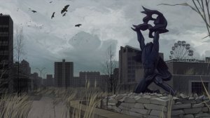 Объекты заброшенного города Припять.