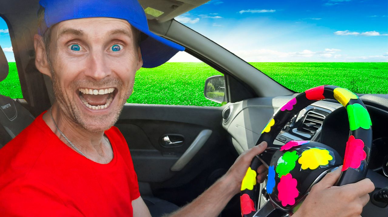 Детская веселая песенка про машинки и как правильно ездить в машине детям - Видео для малышей