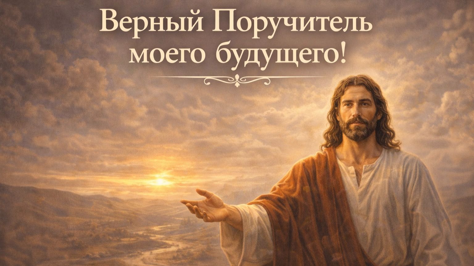 Верный Поручитель моего будущего!