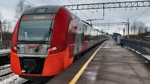 ЭС2Г 123 "Пушкинская Ласточка" Лигово - Сосновая Поляна.