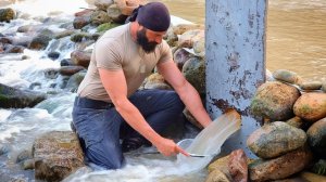 Рыбный фонтан / Ловля большого количества рыбы за короткое время / Необычный способ ловли рыбы !