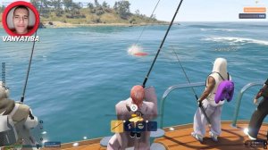 КТО БОЛЬШЕ ЗАРАБОТАЕТ ДЕНЕГ за 1 ЧАС на РЫБАЛКЕ! ПОЙМАЛИ ГИГАНТСКУЮ АКУЛУ! (GTA 5 RP)