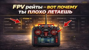 FPV рейты - настройки, которые изменят твой полет | Детальный Гайд по настройке рейтов на FPV дроне