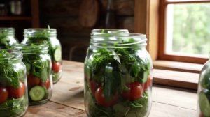 ОГУРЦЫ В ТОМАТНОЙ ЗАЛИВКЕ НА ЗИМУ