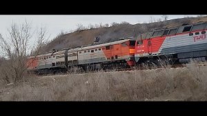 VID - 20260226 - 141631.mp4.
2ТЭ10МК - 3270 перегоняет секцию А тепловоза 2ТЭ25Км - 0196.