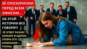 ЕЁ ОПОЗОРИЛИ ПЕРЕД ВСЕМ ОФИСОМ... ЕЁ ОТВЕТ РАЗНЕС КАРЬЕРУ В ЩЕПКИ. ТЕПЕРЬ ЕГО КОМПАНИЯ — РУИНЫ....