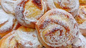 Очень вкусные булочки с творогом. Тесто как пух.