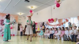 Весенний утренник в детском саду. 8 марта. Злате 4 года