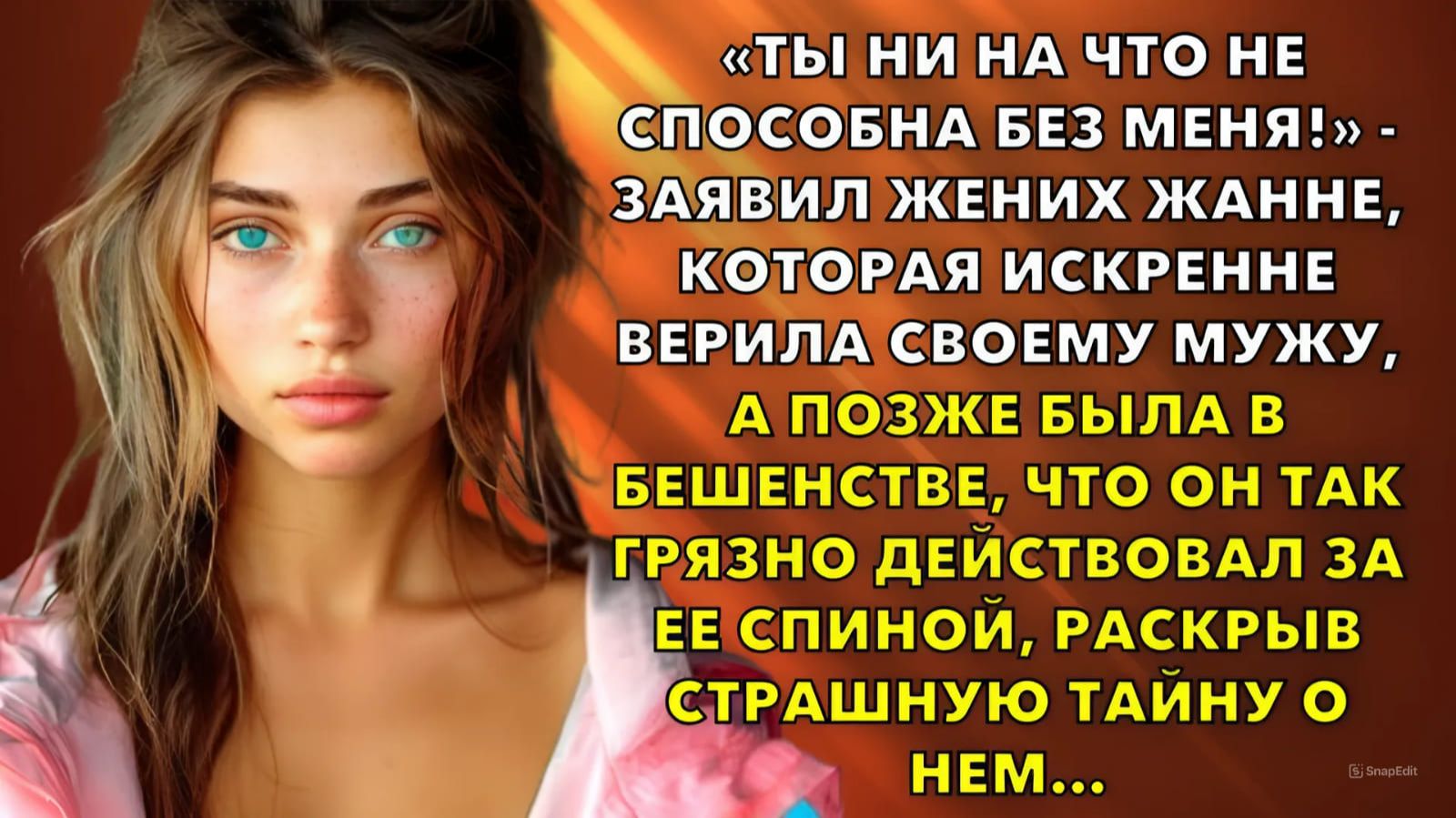 Жизненные истории | Ты ни на что не способна без меня! Заявил жених Жанне | Истории из жизни