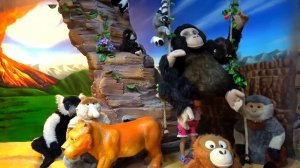 Играем на детской площадке ⧸ Indoor playground for kids and family